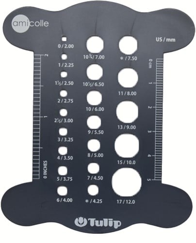 Tulip Knitting Needle Gauge 1 Navy