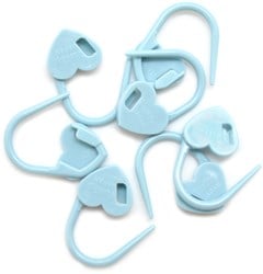 Tulip Locking Stitch Markers Heart 2 Blue