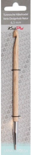 Lana Grossa Tunisian Crochet Hook Natur-Holz 6,5mm
