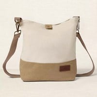 DMC Eco Vita Crossbody Bag 32x29cm Beige