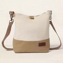 DMC Eco Vita Crossbody Bag 32x29cm Beige