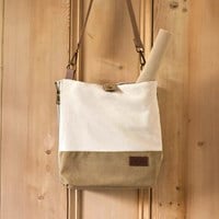 DMC Eco Vita Crossbody Bag 32x29cm Beige-2