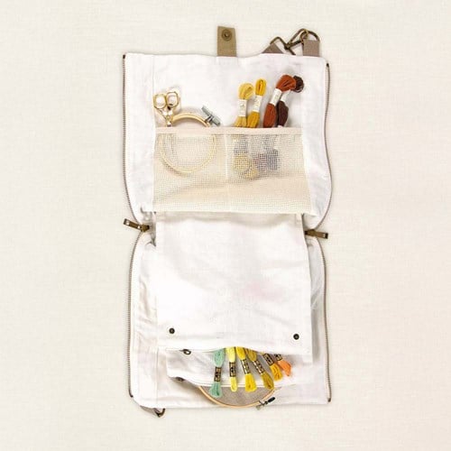 DMC Eco Vita Cross body schoudertas 32x29cm beige
