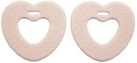 Go Handmade Hearts Teething Rings 62 Vanilla