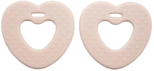 Go Handmade Hearts Teething Rings 62 Vanilla