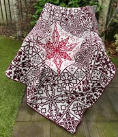 Scrappiness Claret/Burgundy/Hint of silver Yarnkit - without Pattern
