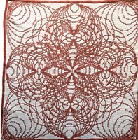 Inner Circle White/ Copper Yarnkit - without Pattern