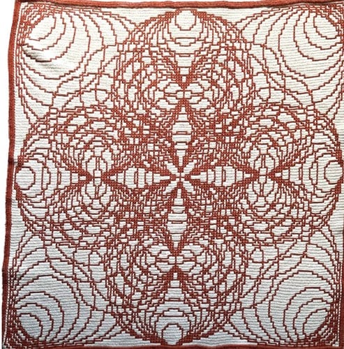 Inner Circle White/ Copper Yarnkit - without Pattern
