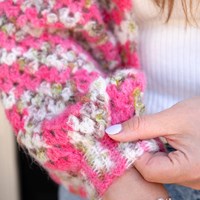 Granny stripe cardigan Lang Yarns Muse Crochet Kit-3