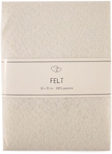 Go Handmade Felt Off-White