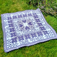 Rosina Plane - Mile Cross Sampler Baby Blanket CAL Bright Yarn Kit-3