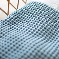 Crochet Pattern Mixed Up Waffle Baby Blanket-2