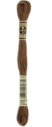DMC 117MC Mouliné Spécial Embroidery Thread 8m 3781