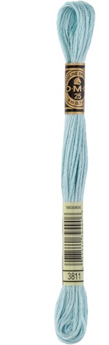 DMC 117MC Mouliné Spécial Embroidery Thread 8m 3811