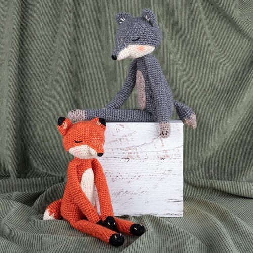Yarn and Colors Faye Fox / William Wolf Crochet Kit 019 Sorbus-3