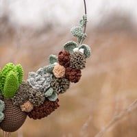 Winter wreath Crochet Kit-3