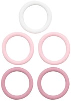 Go Handmade Silicone Rings 5 Pieces 00 Pink Mix