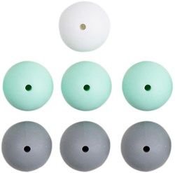 Go Handmade Silicone Beads 7 Pieces