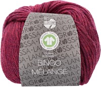 Lana Grossa Bingo Mélange (GOTS) 327 Wine red mottled