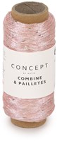 Katia Combine & Paillettes 050 Bubblegum Pink