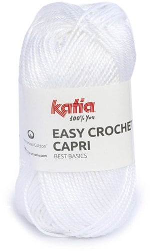 Katia Easy Crochet Capri 100 White
