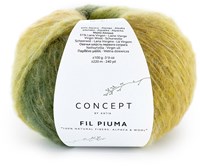 Katia Concept Fil Piuma 300 Groen-Oker