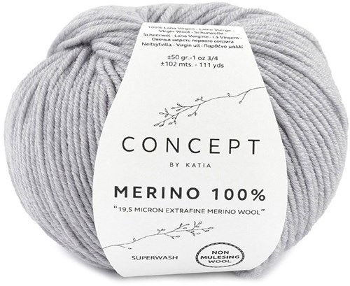Katia Merino 100% 505 Light grey