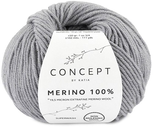 Katia Merino 100% 504 Medium grey
