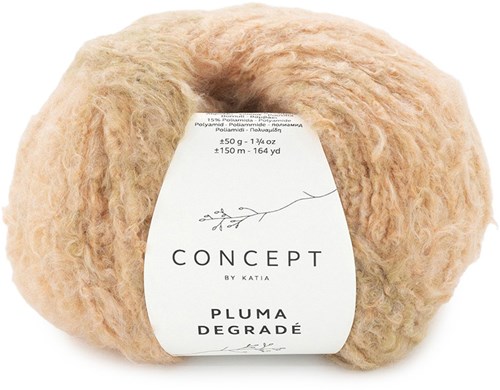 Katia Pluma Degradé 203 Coral-Mint