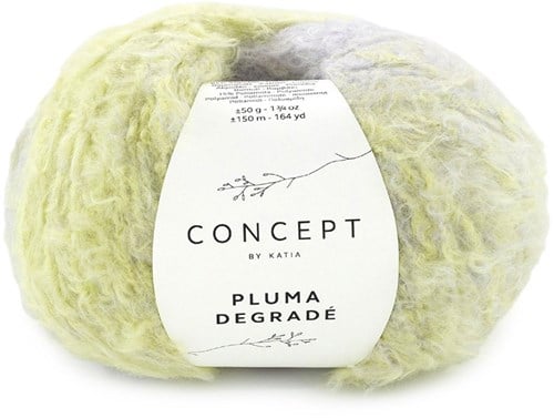 Katia Pluma Degradé 200 Lavender-Pistachio