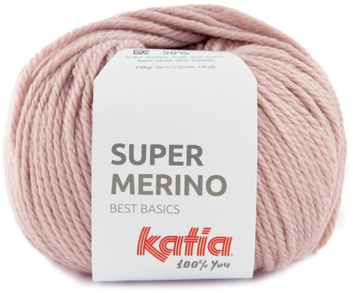 Katia Super Merino 40 Rosa sucio