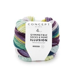 Katia Symmetric Socks & More Illusion 4-PLY