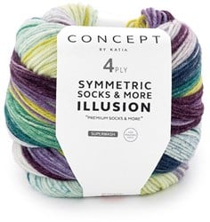 Katia Symmetric Socks & More Illusion 4-PLY