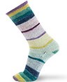 Katia Symmetric Socks & More - Illusion 073 Lila-Ochre-Turquoise-Mint Turquoise-2