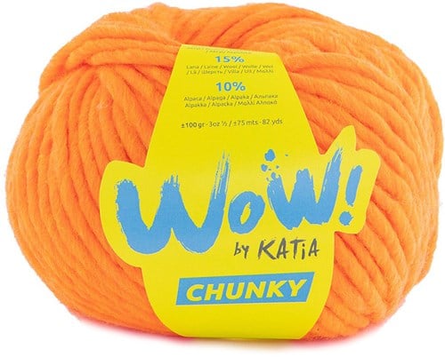 Katia WOW - Chunky 064 Light bright orange