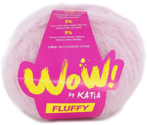 Katia WOW - Fluffy 087 Rose