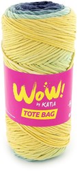 Katia WOW - Tote Bag 300 Blue-Water blue-Lemon yellow