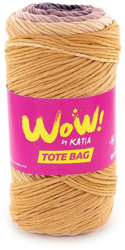 Katia WOW - Tote Bag 301 Lila-Gum pink-Orange