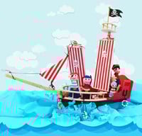 Wooden Pirate Ship-3