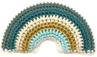 Yarnplaza Rainbow Hanging Stroller Toy Crochet Kit 2 Vintage green-2