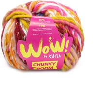 Katia WOW - Chunky Boom 306 Fuchsia-Orange-Green-Yellow-Blue