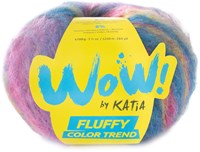 Katia WOW - Fluffy Color Trend 302 Fuchsia - Lila - Sky Blue
