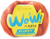 Katia WOW - Fluffy Color Trend 304 Red - Wine Red - Orange