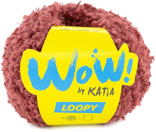 Katia WOW - Loopy 159 Raspberry Red