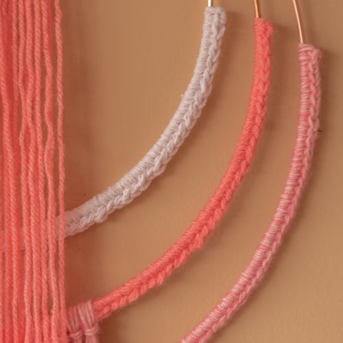 Patroon Yarn and Colors Wrapped up Wall Hanging