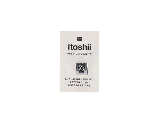 Rico Ponii Beads Character  Cube X -Silver
