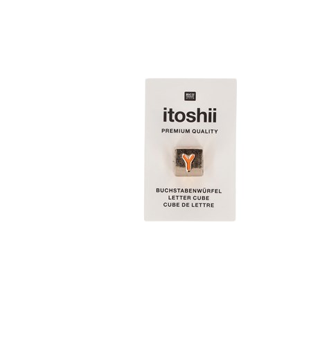 Rico Ponii Beads Character  Cube Y -Silver