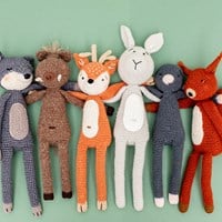 Crochet Pattern Yarn and Colors Forest Animals Bundle