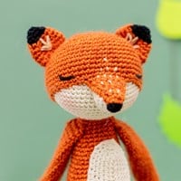 Crochet Pattern Yarn and Colors Faye Fox / William Wolf