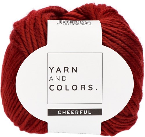 Yarn and Colors Chunky Cheerful Hat Crochet Kit 1 Burgundy-2